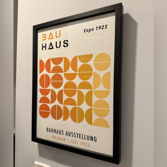 Other - Bauhaus Poster with Black Frame